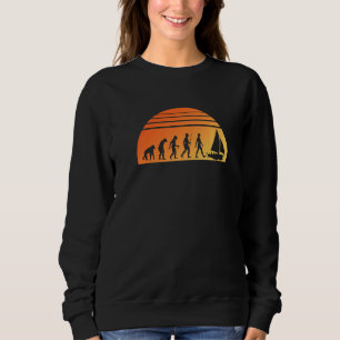 Evolution Captain Anchor Boarding Sailing Boating  Sweatshirt
