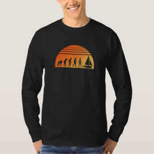 Evolution Captain Anchor Boarding Sailing Boating T-Shirt