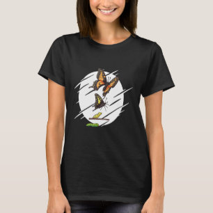 Evolution Caterpillar Monarch Butterfly T-Shirt