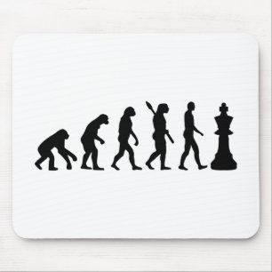 Evolution Chess king Mouse Mat