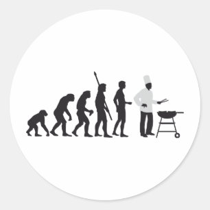 evolution chief classic round sticker