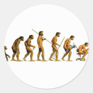 EVOLUTION CLASSIC ROUND STICKER