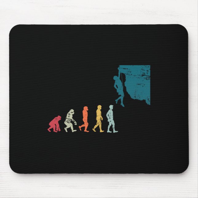 Evolution Climber Mountains Alps Mountaineering Cl Mouse Mat (Front)