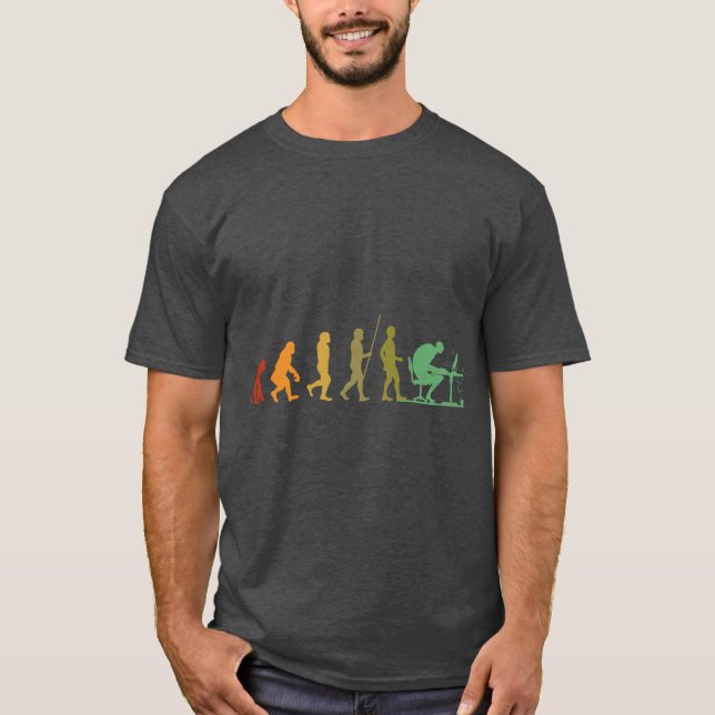 Evolution Computer friends T-Shirt (Front)