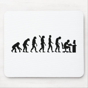 Evolution computer office mouse mat