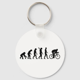 Evolution cycling bicycle key ring