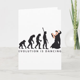 evolution dancing card