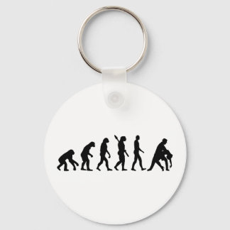 Evolution dancing couple key ring