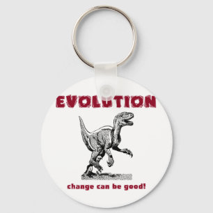 Evolution Dinosaur Tyrannosaurus Rex Key Ring
