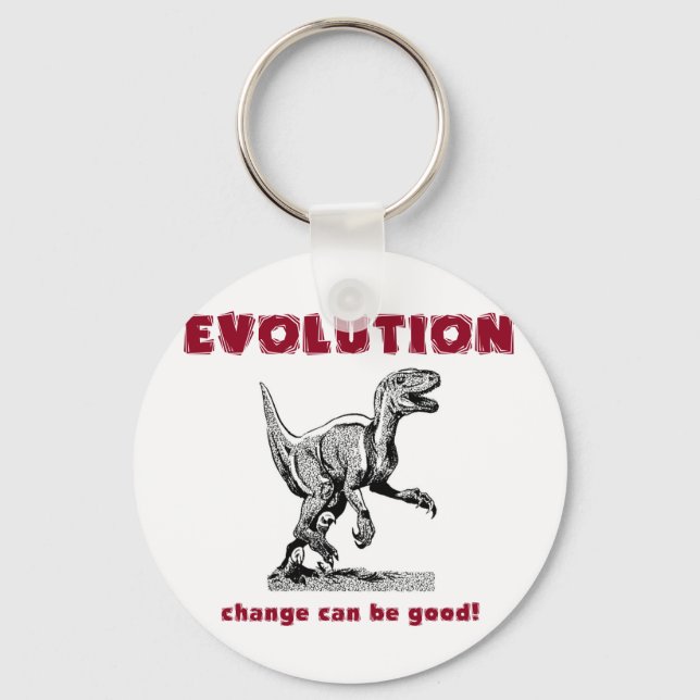Evolution Dinosaur Tyrannosaurus Rex Key Ring (Front)