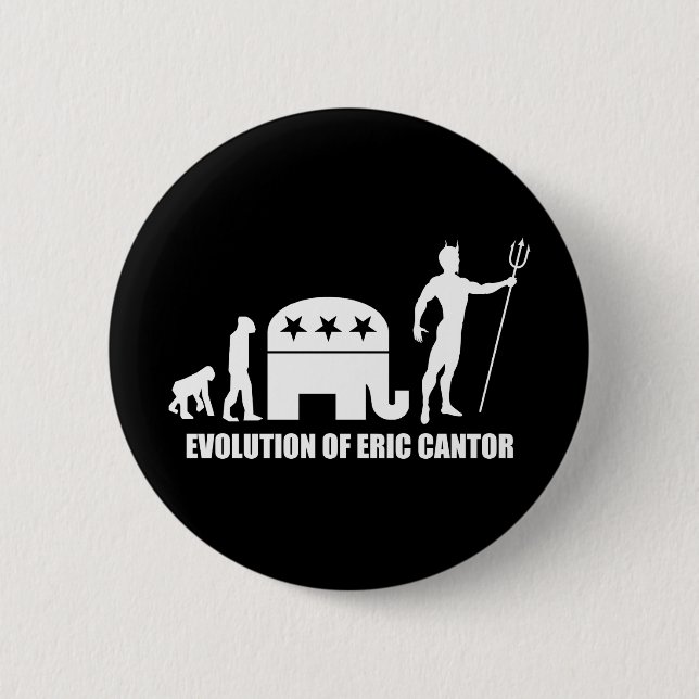 evolution Eric Cantor 6 Cm Round Badge (Front)