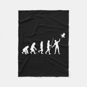 Evolution Falconer Falcon Falconry Falcons Hunting Fleece Blanket