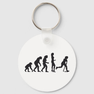 evolution female hockey key ring