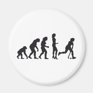 evolution female hockey magnet