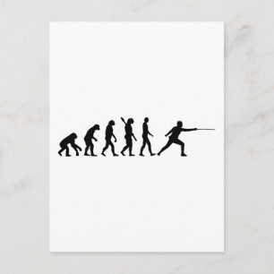 Evolution Fencing Postcard