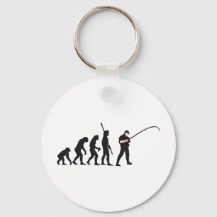 evolution fishing key ring
