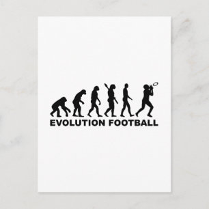 Evolution Football Postcard