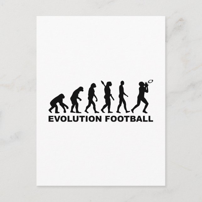 Evolution Football Postcard (Front)