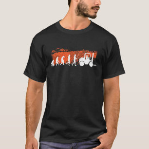 Evolution Forklift Forklift Driver Warehouse Wor T-Shirt