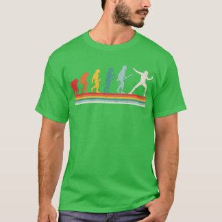 Evolution Funny Fencing Sports Humour For A Fencer T-Shirt