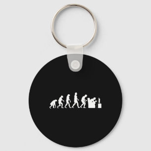 Evolution Funny Retro Video Game Gamer Nerd Gift 1 Key Ring