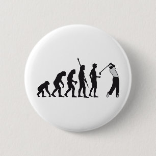 evolution golf 6 cm round badge