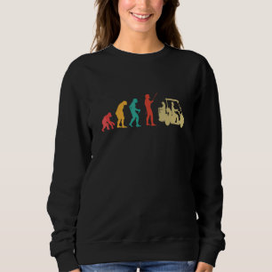 Evolution Graphic For Golfers Who Love To Play Gol Sweatshirt