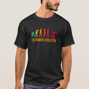 Evolution Graphic Gymnast Gymnastics Acrobat Acrob T-Shirt