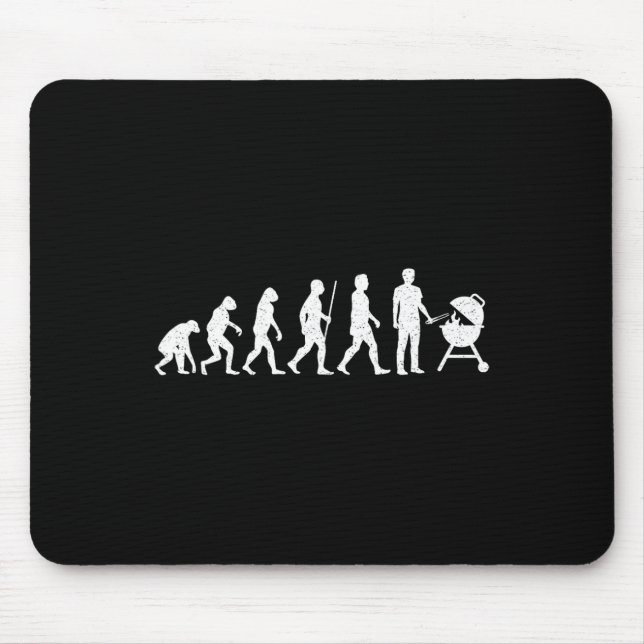 Evolution Grilling Funny Bbq Grill Rbecue  Mouse Mat (Front)
