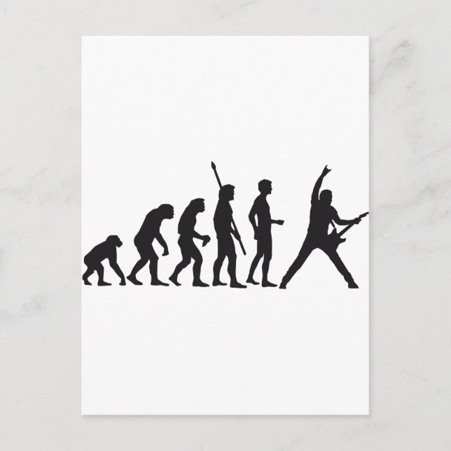 evolution guitar postcard (Front)
