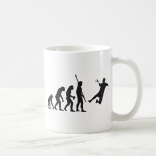 evolution handball coffee mug
