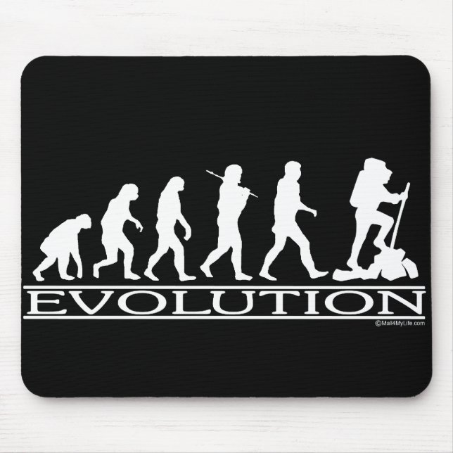Evolution - Hiking Mouse Mat (Front)