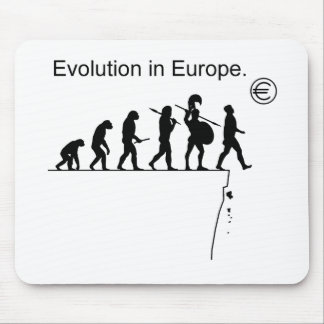 Evolution In Europe Mouse Mat