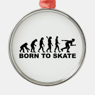 Evolution Inline Skating Metal Tree Decoration