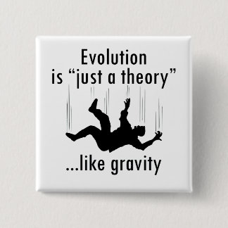 Evolution is just a theory button