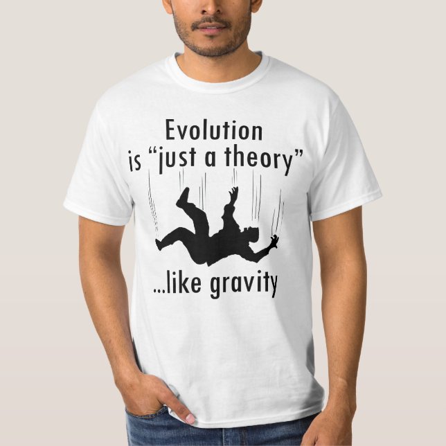 Evolution Is Just A Theory Men's Shirt (Front)