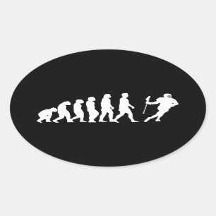 Evolution Lacrosse Oval Sticker