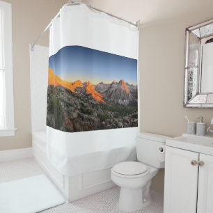 Evolution Lake / Valley Sunset - Sierra Shower Curtain