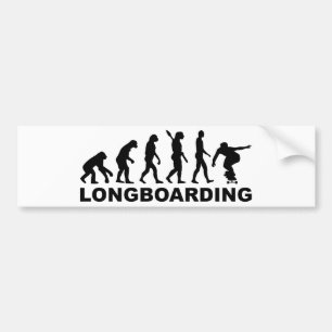 Evolution Longboarding Bumper Sticker