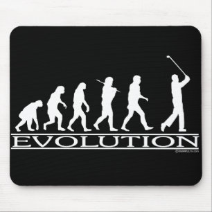 Evolution - Man - Golf Mouse Mat