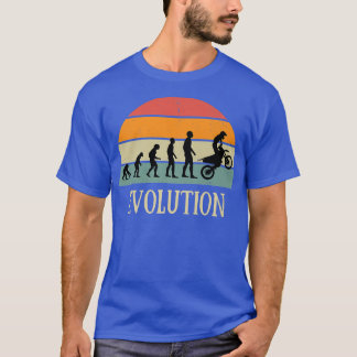 Evolution motocross gift enduro humour moto cross  T-Shirt