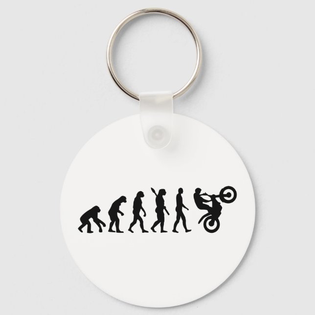 Evolution Motocross racing Key Ring (Front)