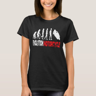 Evolution Motorcycle Emotorcycle Ebike Motorcycli T-Shirt