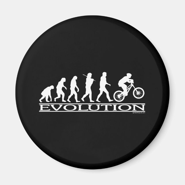 Evolution - Mt Biking Magnet (Front)