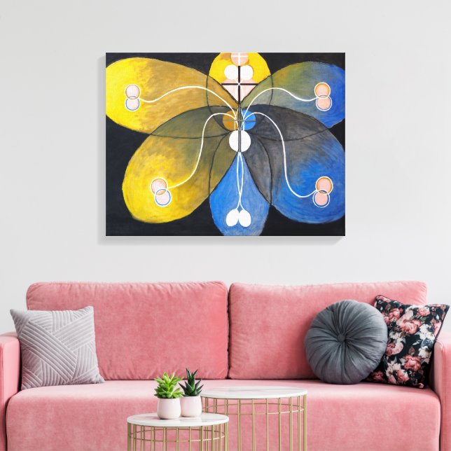 Evolution No. 9 | Hilma af Klint | Canvas Print (Insitu(LivingRoom))