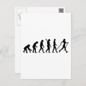 Evolution Nordic Walking Postcard (Front/Back)