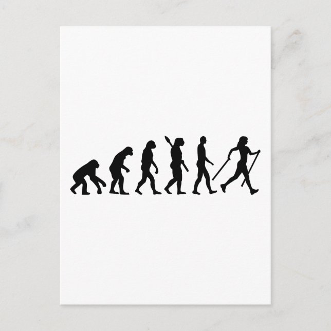 Evolution Nordic Walking Postcard (Front)