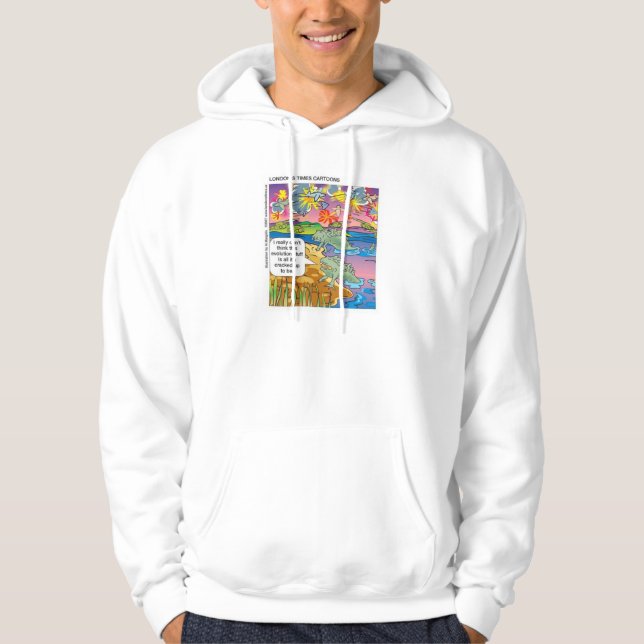 Evolution Not So Great Funny GiftsTees Collectable Hoodie (Front)