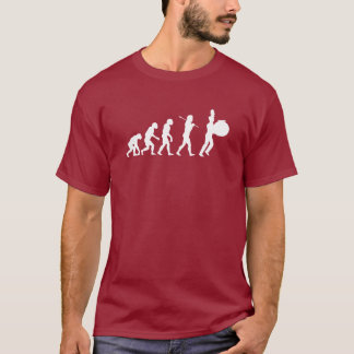 Evolution of a Bass Drummer (dark colours) T-Shirt