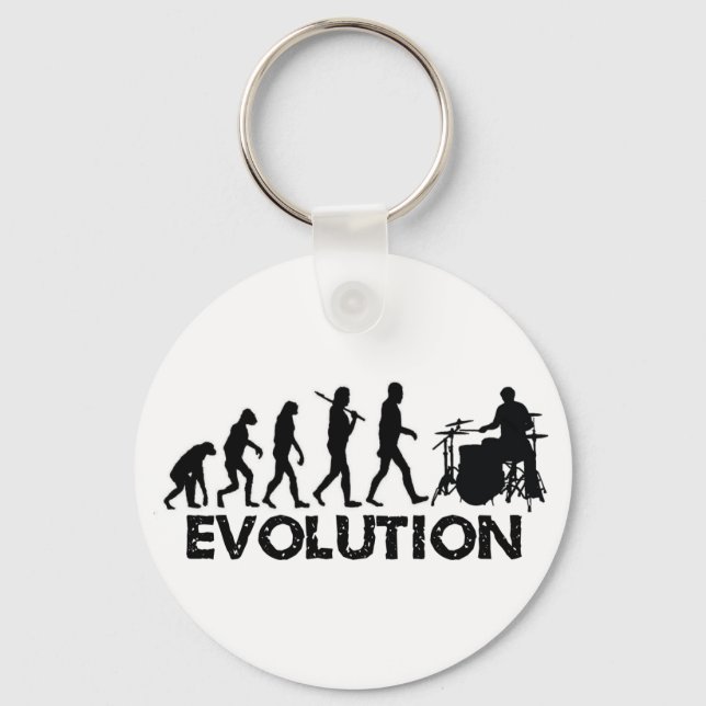 Evolution of a Drummer Key Ring (Front)